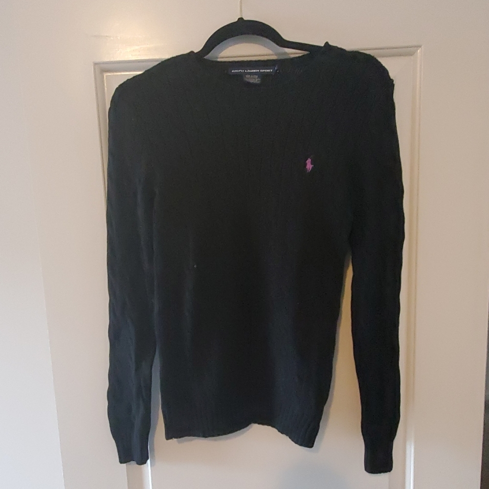 Black Ralph Lauren Womens Sweater